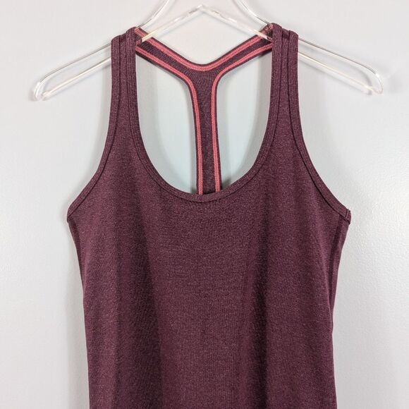 The North Face Maroon Racer Back Tank Top Women's Medium - Picture 3 of 7
